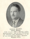 Mosa Teodor Malmén
1888-11-17--1943-06-08